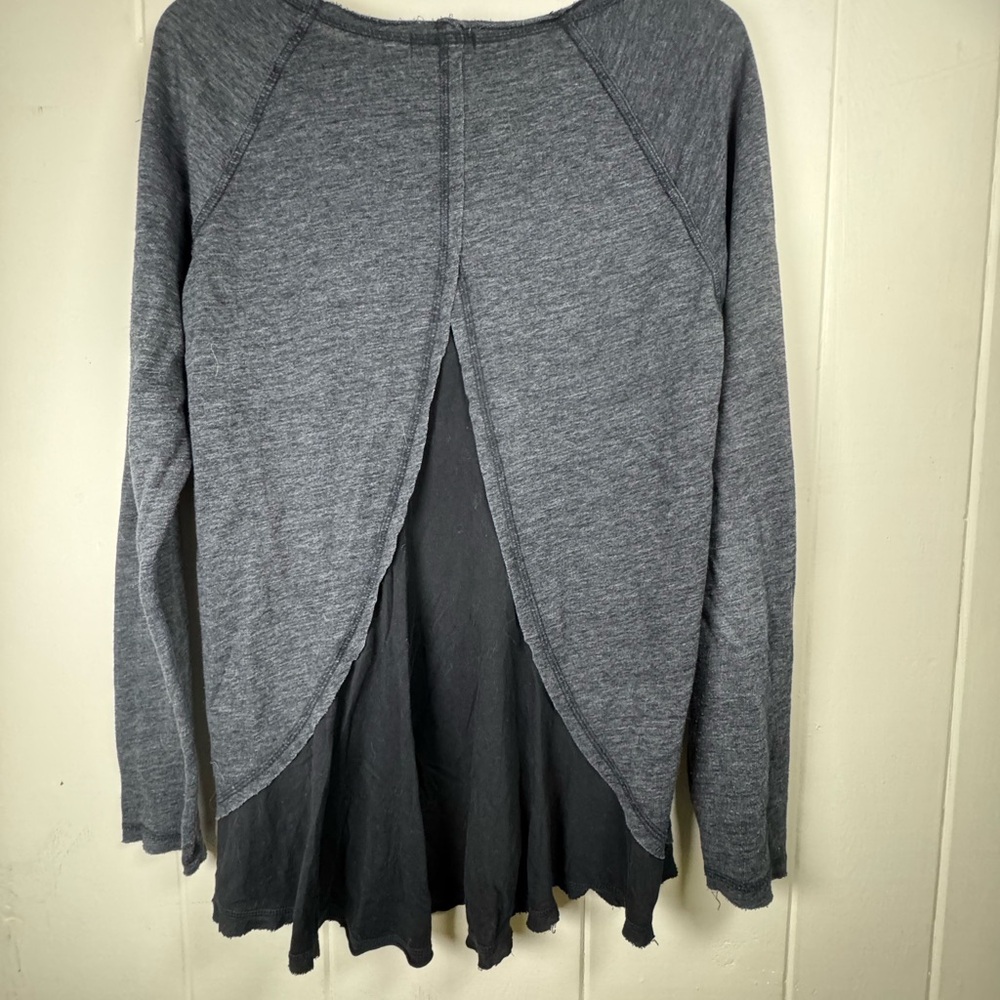 Allen Allen Charcoal Pullover